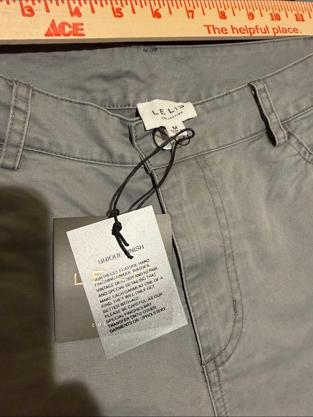 Le Lis Gray Women's Flared Jeans